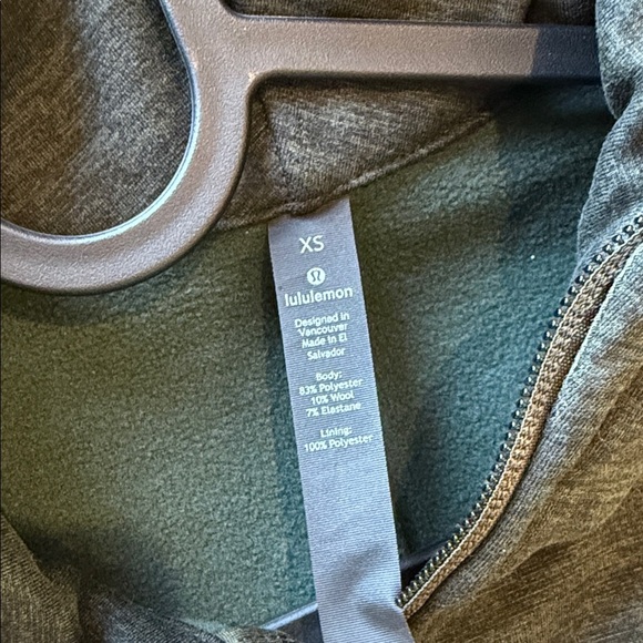 Lululemon Dark Olive Welterweight Zip-Up Hoodie - Picture 2 of 6